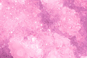 Amethyst pink crystals. Gems. Mineral crystals in the natural environment. Texture of precious and...