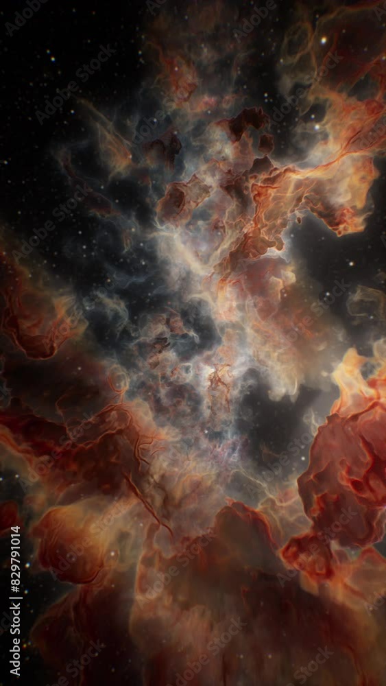 Wall mural an image of a large star cluster in space
