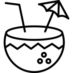 Coconut Drink Icon