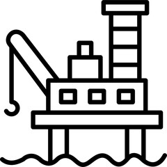 Oil Platform Icon