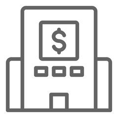 Bank icon, vector illustration, simple design, best used for web