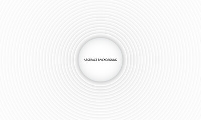 abstract white wave circles minimal style background