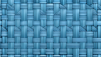 seamless pattern of blue woven fabric, resembling a detailed textile design