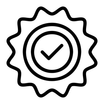 stamp line icon