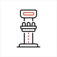 Drop Tower vector icon