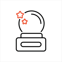Crystal Ball vector icon