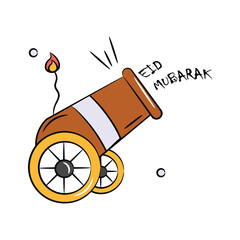 An icon of cannon in modern style, easy to use and download