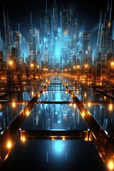 fiber optic background