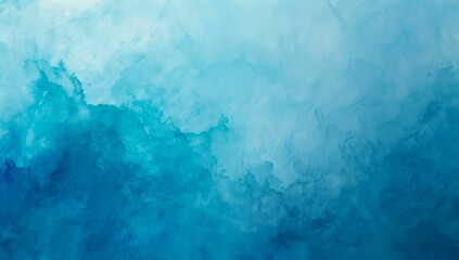 background with blue to azure watercolor