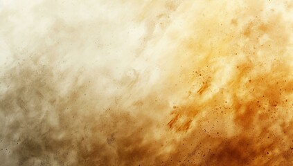 A vivid abstract background with brown to golden watercolor