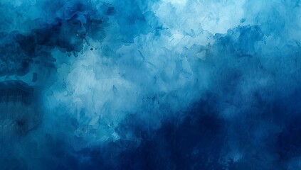 A vivid abstract background with Dark blue to blue watercolor