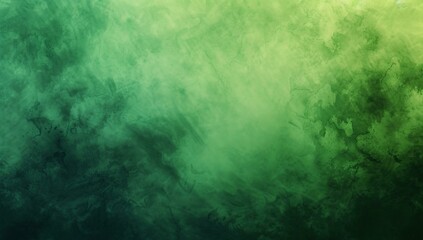 A vivid abstract background with Dark green to green watercolor