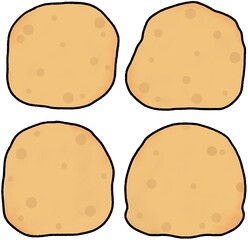 감자 POTATO 일러스트