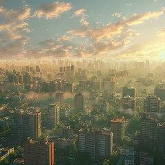 City at Sunrise
