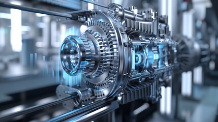 Fototapeta premium Exploring Applications and Innovations in Pinion and Rack Mechanisms