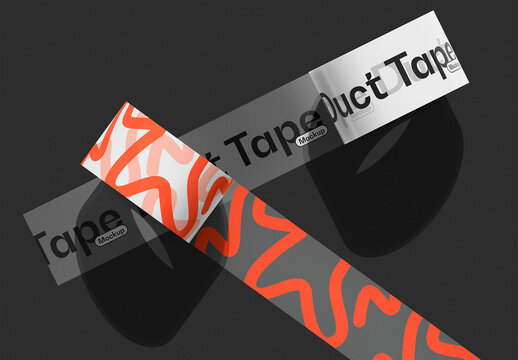 Duct Tape Rolls Mockup