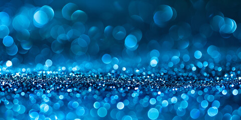 Dreamy Soft Blue Glitter, A Mesmerizing Defocused Bokeh Wallpaper