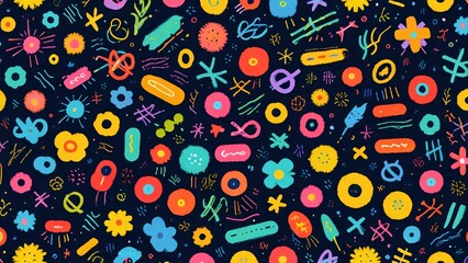 seamless pattern with butterflies