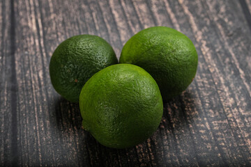Green sour tropical Lime fruit