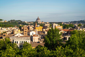 Vue panoramique du centre de Rome