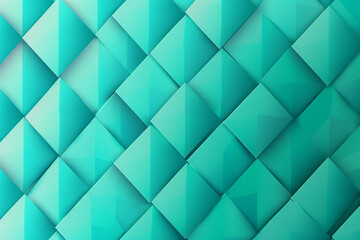 Turquoise enhances this vibrant gradient geometric diamond pattern with a fresh and vital feel.