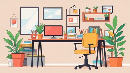 modern living room with table and chairs