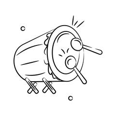 Get this amazing Bedug hand drawn icon design in modern style