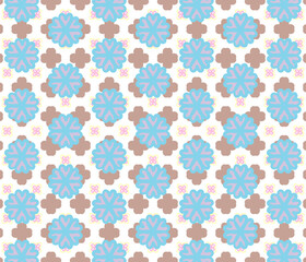seamless pattern with flowers