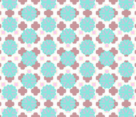 seamless pattern with flowers