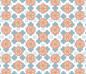 seamless pattern with flowers
