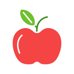 Apple line icon. Apple, fruit, crisp, sweet, juicy, red, green, yellow, vitamin C, fiber, antioxidants, healthy snack, orchard, apple tree, harvest