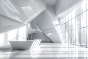 Fototapeta premium Empty hall of modern architectures&nbsp; 