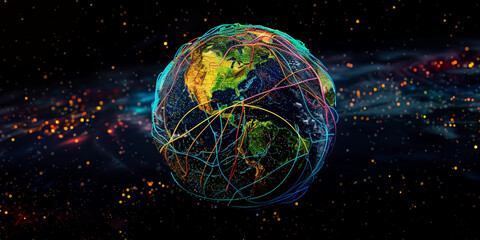 Earth planet global network communication