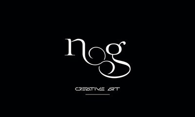 GN, NG, G, N abstract letters logo monogram