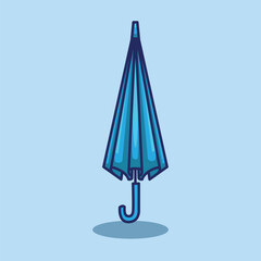 Pixel art illustration Umbrella. Pixelated Umbrella. Umbrella vector illustration
icon for website and video game. old school retro