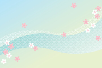 桜花の背景