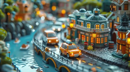 Micro Metropolis: The Charm of Miniature Business Districts