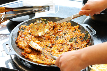 철판 볶음밥 누룽지