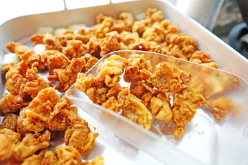 순살 후라이드 치킨 모습