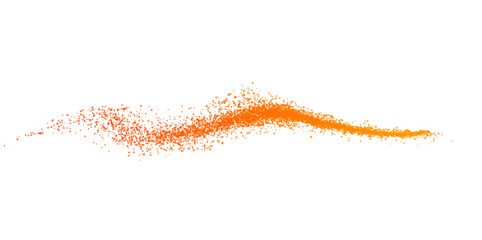 The vector illustration depicts a dynamic splatter of chili powder, dried pepper, spicy paprika, and other seasonings. Png.