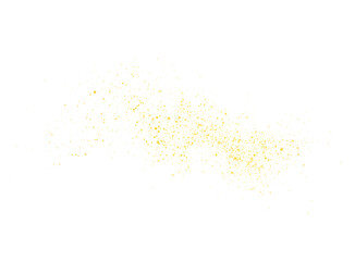 Christmas background. Powder yellow dust light PNG. Magic shining yellow dust. Fine, shiny dust bokeh particles fall off slightly. Fantastic shimmer effect. 
