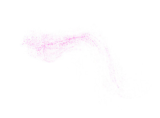 Obraz premium Christmas background. Powder pink dust light PNG. Magic shining pink dust. Fine, shiny dust bokeh particles fall off slightly. Fantastic shimmer effect.