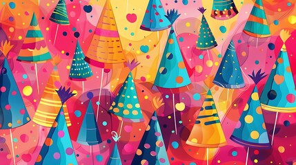 birthday, celebration, background, balloon, party, fun, decoration, celebrate, confetti, event, greeting, happy, design, invitation, surprise, happy birthday, element, gift, illustration, card, vector