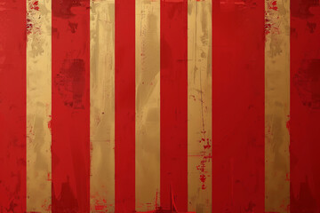 Abstract red and gold striped textured background