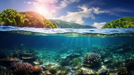 tropical coral reef