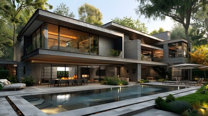 Fototapeta premium Modern House