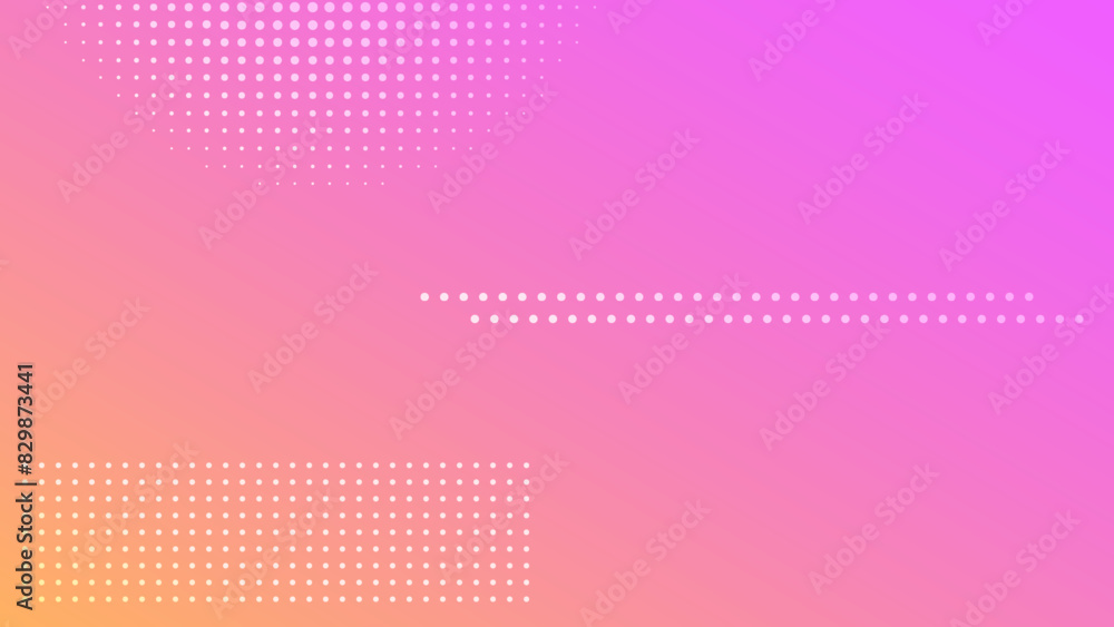 Poster abstract gradient geometric background with dots