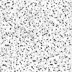 Old Gritty Black Ink Splash Seamless Pattern Vector