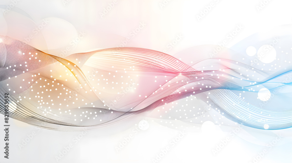 Aufkleber abstract technology communication concept vector background. generative ai.