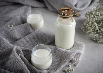 food photography natural milk